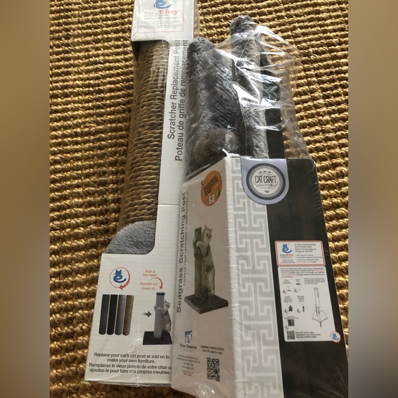 NWOT sea grass 20” cat scratching post - Picture 11 of 12